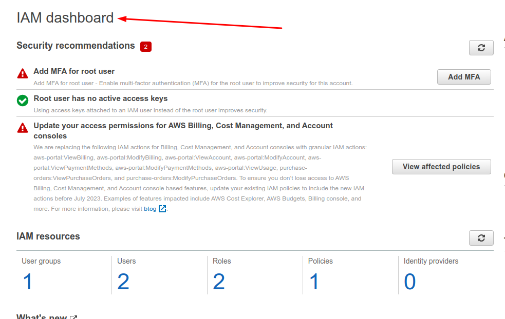 AWS Lightsail - Policy