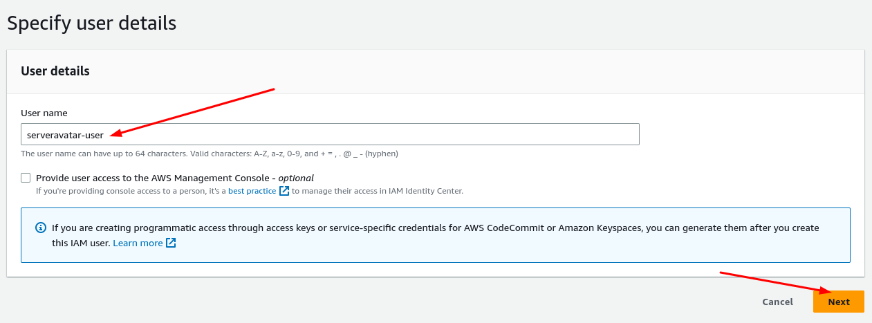 AWS Lightsail - User
