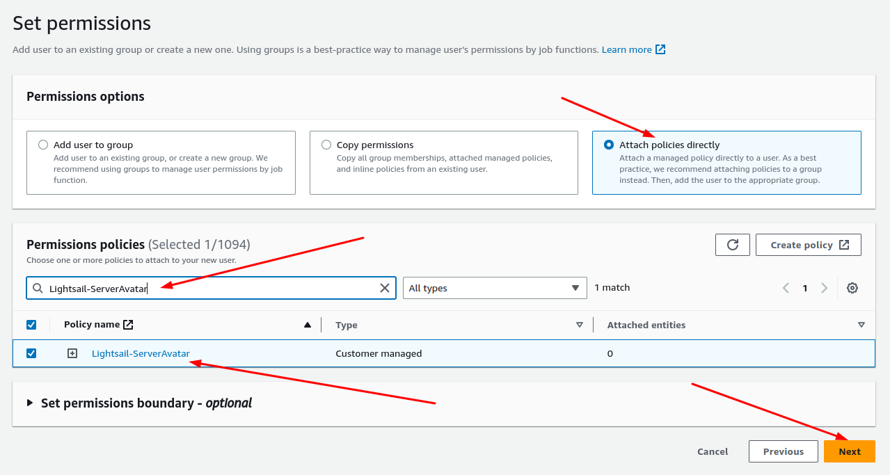 AWS Lightsail - User