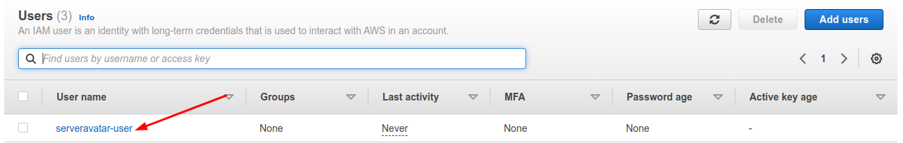 AWS Lightsail - User