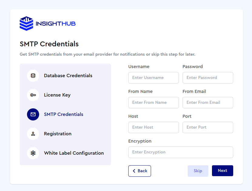 SMTP Credentials