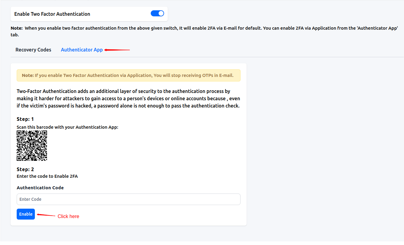Two-Factor Authentication