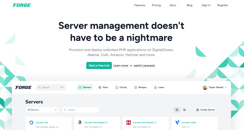 Laravel Forge - ServerAvatar
